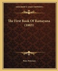 Cover: The First Book Of Ramayana (1883) - Kessinger Publishing