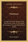 Cover: Welshmen - Kessinger Publishing