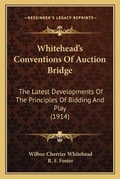 Cover: Whitehead's Conventions Of Auction Bridge - Kessinger Publishing