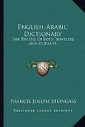 Cover: English-Arabic Dictionary - Kessinger Publishing