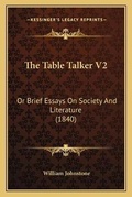 Cover: The Table Talker V2 - Kessinger Publishing