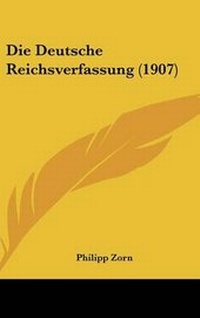 Abbildung von: Die Deutsche Reichsverfassung (1907) - Kessinger Publishing