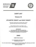 Cover: Light List, 2005, V. 3 - Government Printing Office