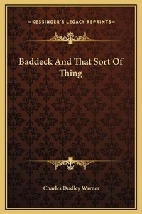 Abbildung von: Baddeck And That Sort Of Thing - Kessinger Publishing