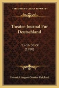 Cover: Theater-Journal Fur Deutschland - Kessinger Publishing