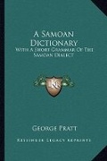 Cover: A Samoan Dictionary - Kessinger Publishing