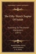 Cover: The Fifty-Third Chapter Of Isaiah - Kessinger Publishing