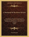 Cover: A Memorial Of The Power Of God - Kessinger Publishing