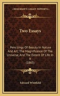 Cover: Two Essays - Kessinger Publishing
