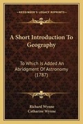 Cover: A Short Introduction To Geography - Kessinger Publishing