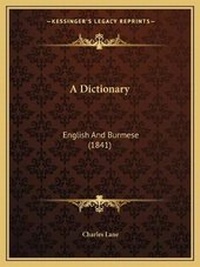 Enlarge image Cover: A Dictionary - Kessinger Publishing