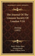 Cover: The Journal Of The Linnean Society Of London V18 - Kessinger Publishing