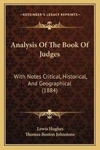 Enlarge image Cover: Analysis Of The Book Of Judges - Kessinger Publishing