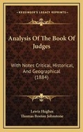 Cover: Analysis Of The Book Of Judges - Kessinger Publishing