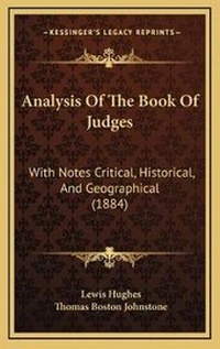 Enlarge image Cover: Analysis Of The Book Of Judges - Kessinger Publishing