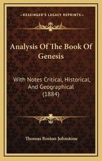 Enlarge image Cover: Analysis Of The Book Of Genesis - Kessinger Publishing