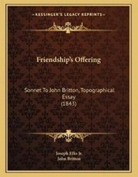 Enlarge image Cover: Friendship's Offering - Kessinger Publishing