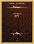 Cover: Family Poems (1872) - Kessinger Publishing