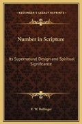 Cover: Number in Scripture - Kessinger Publishing