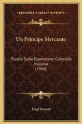 Cover: Un Principe Mercante - Kessinger Publishing