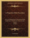Cover: A Proposito Della Procedura - Kessinger Publishing