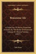 Cover: Brasenose Ale - Kessinger Publishing