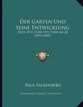 Cover: Der Garten Und Seine Entwicklung - Kessinger Publishing