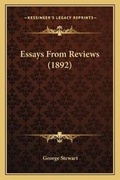 Cover: Essays From Reviews (1892) - Kessinger Publishing