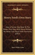 Cover: Henry Ford's Own Story - Kessinger Publishing