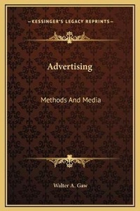 Abbildung von: Advertising - Kessinger Publishing