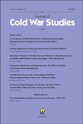 Bild: Journal of Cold War Studies - MIT Press