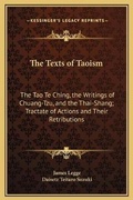 Cover: The Texts of Taoism - Kessinger Publishing