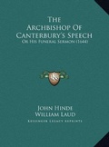 Cover: The Archbishop Of Canterbury's Speech - Kessinger Publishing