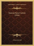 Cover: Samoan Kava Custom (1916) - Kessinger Publishing