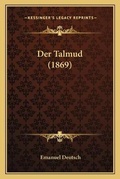 Cover: Der Talmud (1869) - Kessinger Publishing