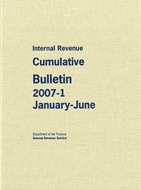Bild: Internal Revenue Cumulative Bulletin 2007-1, January-June - Internal Revenue Service
