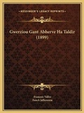Cover: Gwerziou Gant Abherve Ha Taldir (1899) - Kessinger Publishing
