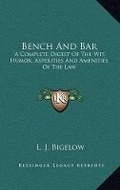 Cover: Bench And Bar - Kessinger Publishing