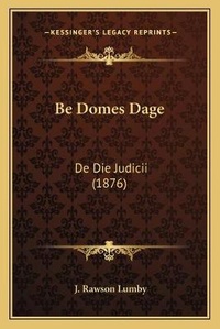 Enlarge image Cover: Be Domes Dage - Kessinger Publishing