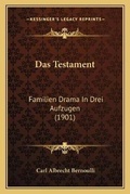 Cover: Das Testament - Kessinger Publishing