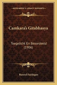 Abbildung von: Camkara's Gitabhasya - Kessinger Publishing