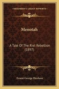 Cover: Menotah - Kessinger Publishing