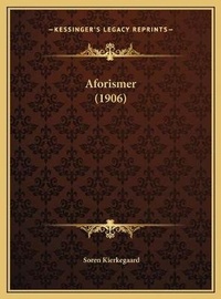 Abbildung von: Aforismer (1906) - Kessinger Publishing