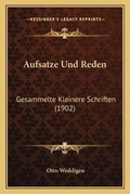 Cover: Aufsatze Und Reden - Kessinger Publishing