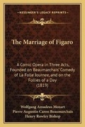 Cover: The Marriage of Figaro - Kessinger Publishing