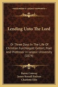 Cover: Lending Unto The Lord - Kessinger Publishing