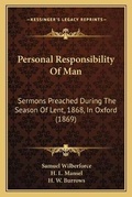 Cover: Personal Responsibility Of Man - Kessinger Publishing