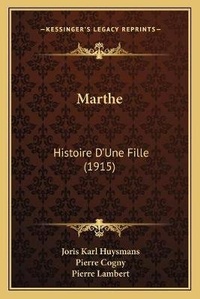 Enlarge image Cover: Marthe - Kessinger Publishing
