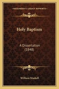 Enlarge image Cover: Holy Baptism - Kessinger Publishing