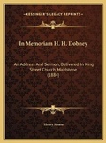 Cover: In Memoriam H. H. Dobney - Kessinger Publishing